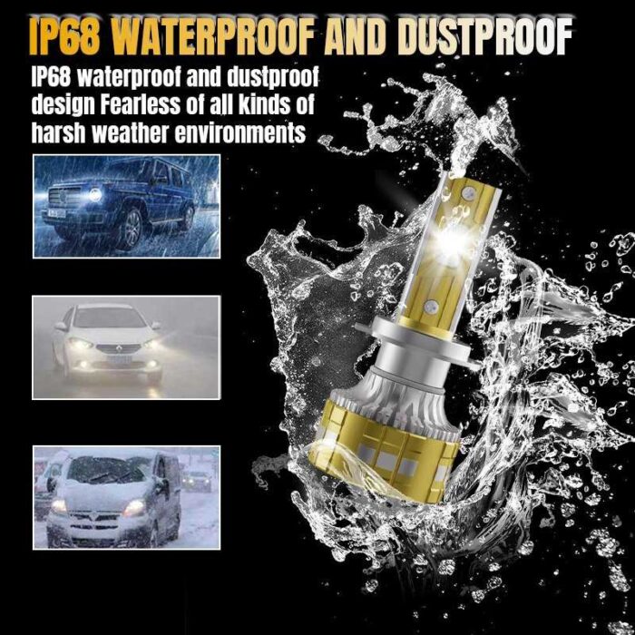 LED headlights car factory