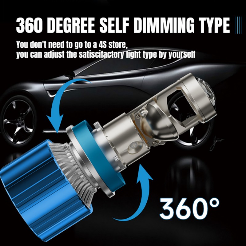 mini lens LED car headlight